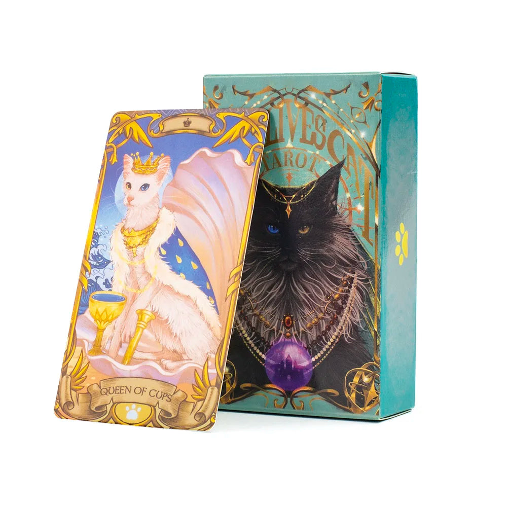The Classic Tarot Cards Deck 78Pcs For Easy Beginners Fate Fortune Telling Party Tabletop Board Game Toy