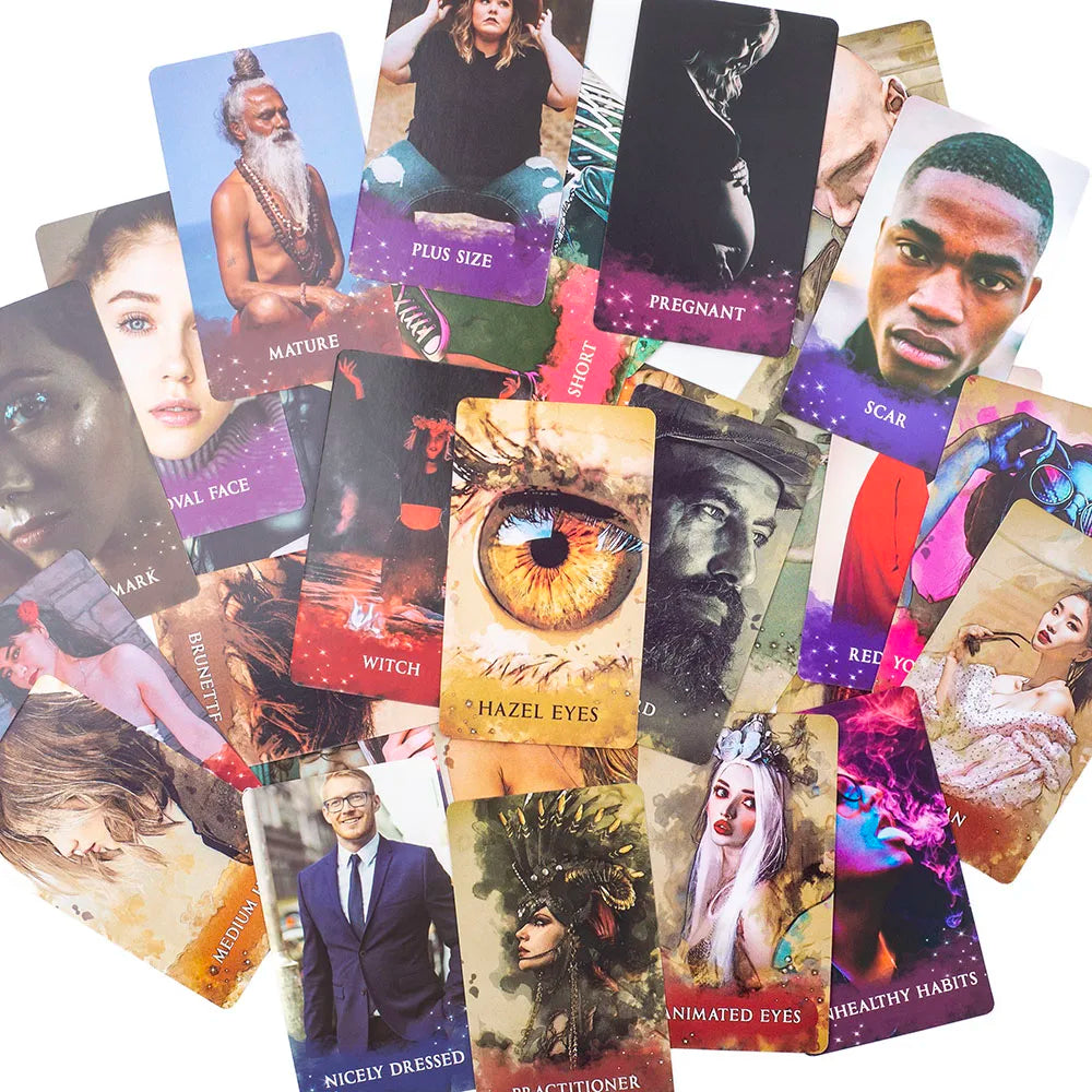 Who Is It Oracle Cards 78 Cards About 10X6cm NO Guide For Family Party High Quality Fortune Telling Divination Tarot Cards Deck