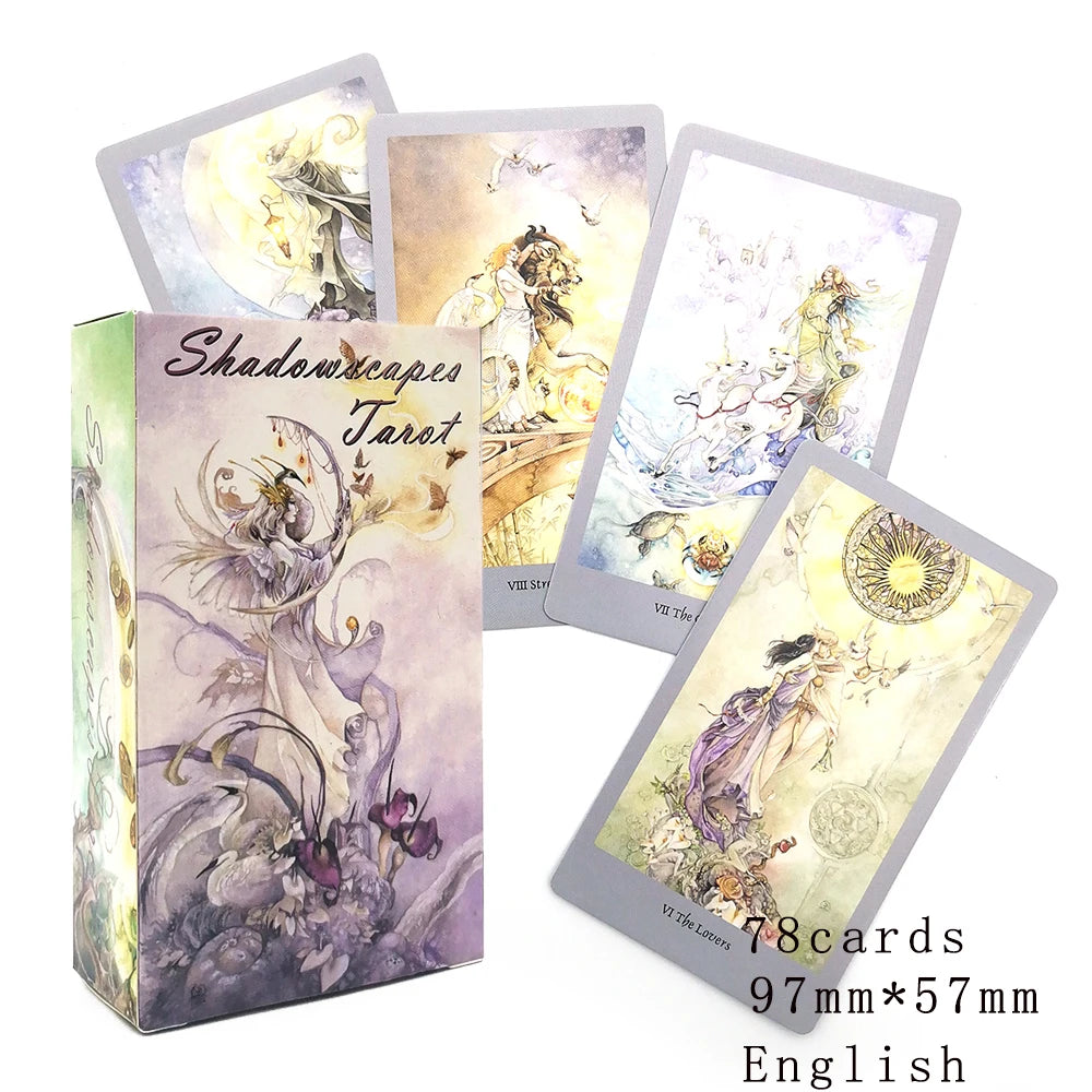 Shadows Tarot.78 Cards Set  Tarot Cards .Cards For Party Game Deck Mystical Divination Oracle Cards Friend Party Board Game