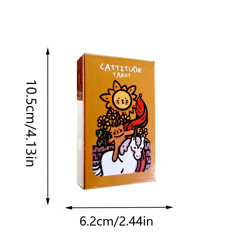 Cattitude Tarot Cards Plastificadas