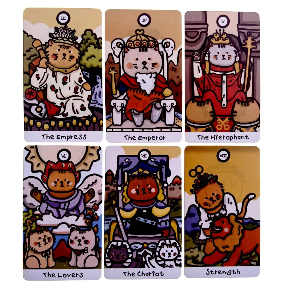 Cattitude Tarot Cards Plastificadas