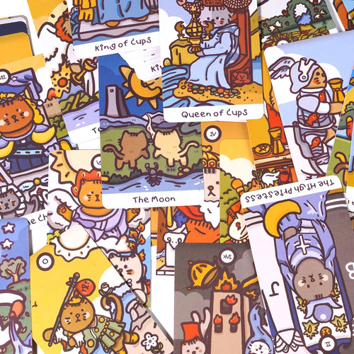 Cattitude Tarot Cards Plastificadas