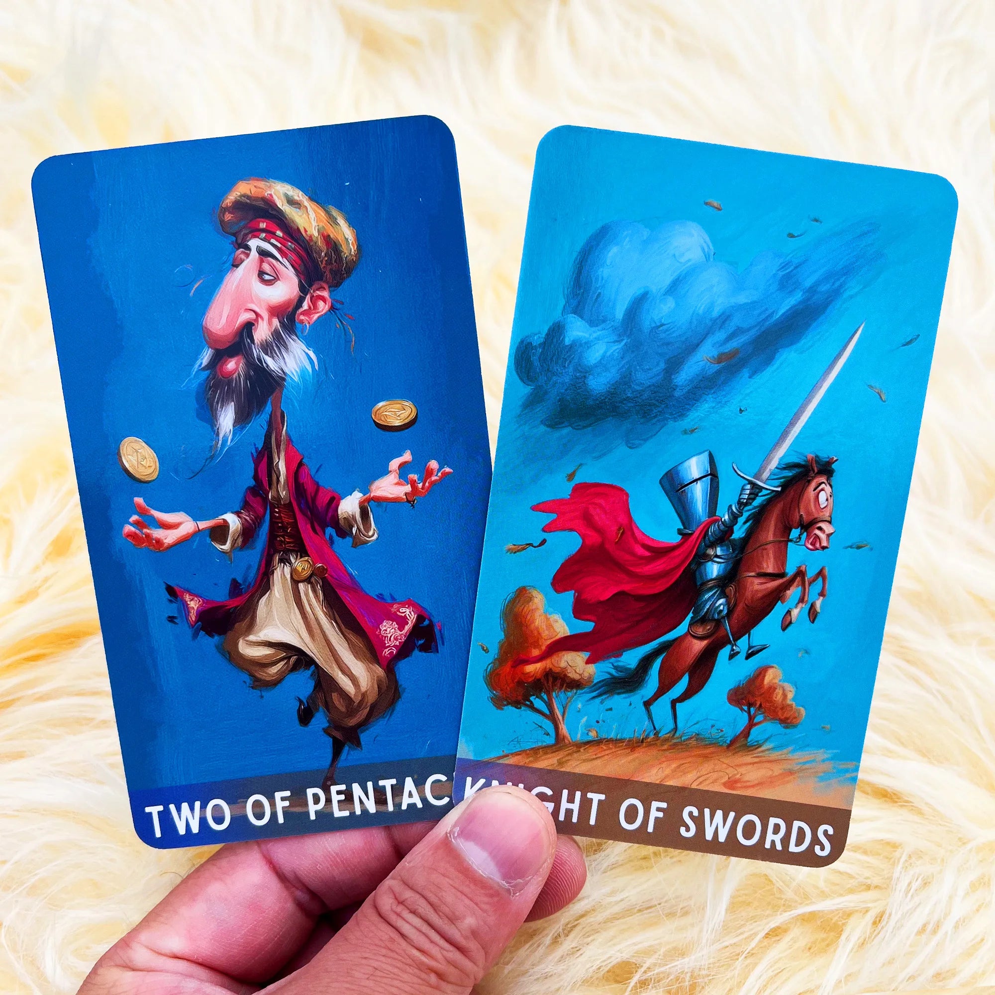 Original Tarot Card, The Whimsical Path, 78 Cards with Guidebook, Illustration Style, Card games, Divination Tools, 12*7cm, 14+