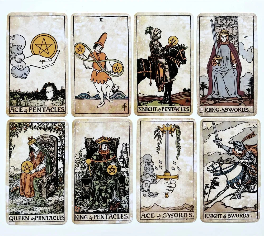 Runic Tarot cards board game wait tarot cards with pdf guidebook