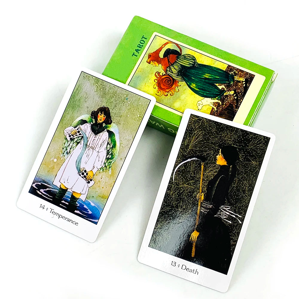 Tarot Cards A Traditional Tarot Cards With Contemporary Artistic Oracle Card Game For Divination, Meditation & Party Games