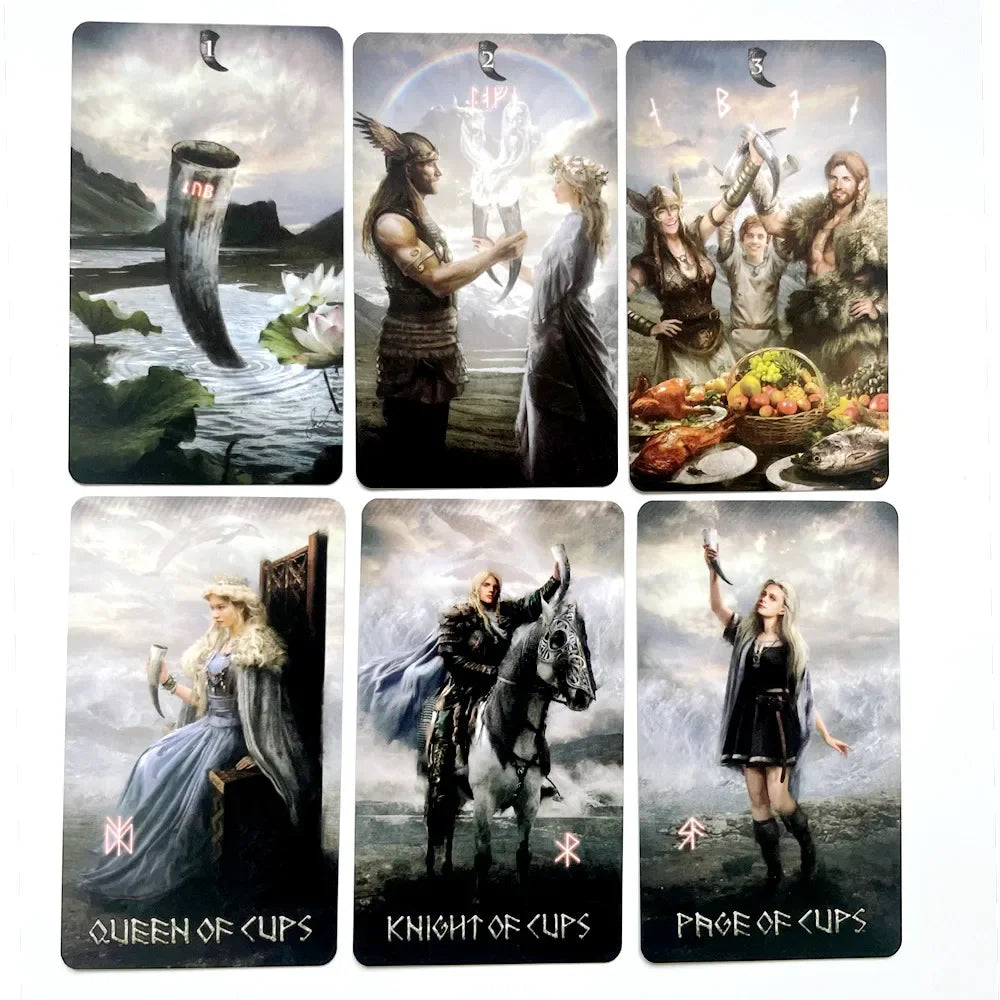 Runic Tarot cards board game wait tarot cards with pdf guidebook