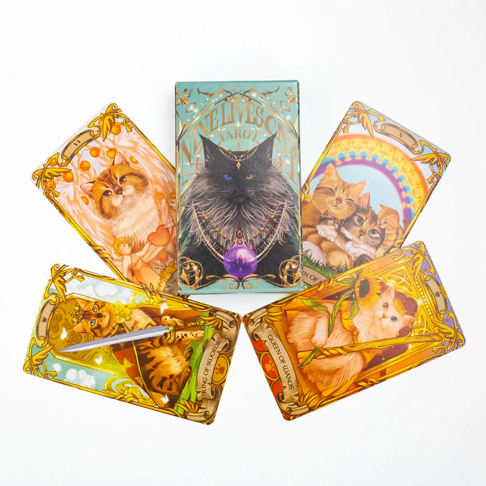 The Classic Tarot Cards Deck 78Pcs For Easy Beginners Fate Fortune Telling Party Tabletop Board Game Toy